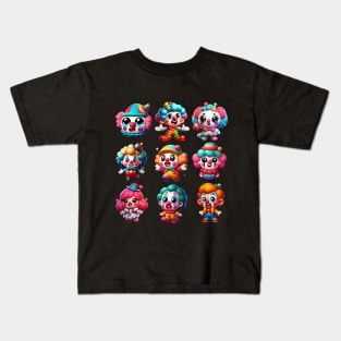 Happy Cute Clowncore Kids T-Shirt